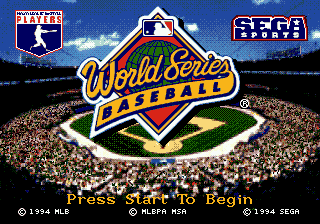 World Series Baseball screenshot 4 for Sega Genesis